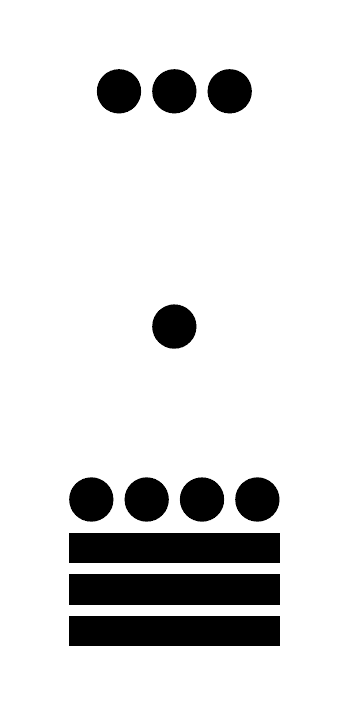 Número 1239 en maya