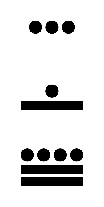 Número 1334 en maya