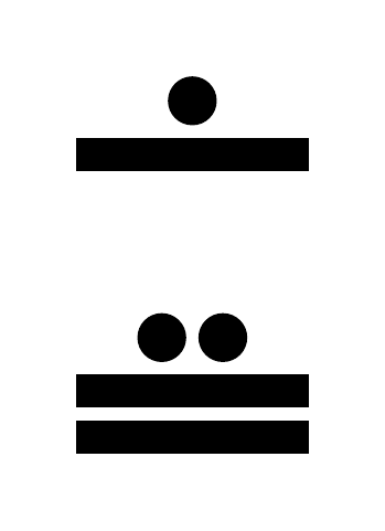 Número 132 en números mayas
