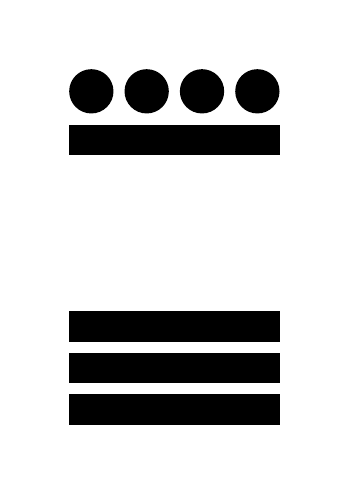 Número 195 en números mayas