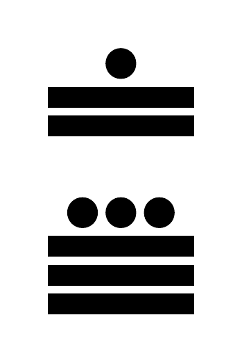 Número 238 en números mayas