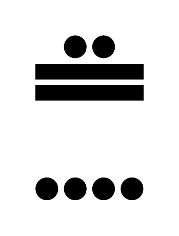 Número 244 en números mayas