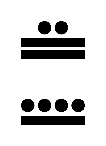 Número 249 en números mayas