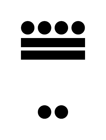 Número 282 en números mayas
