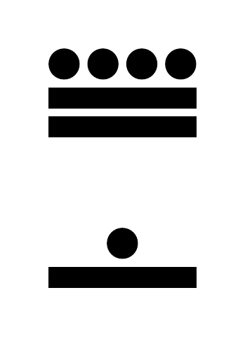Número 286 en números mayas