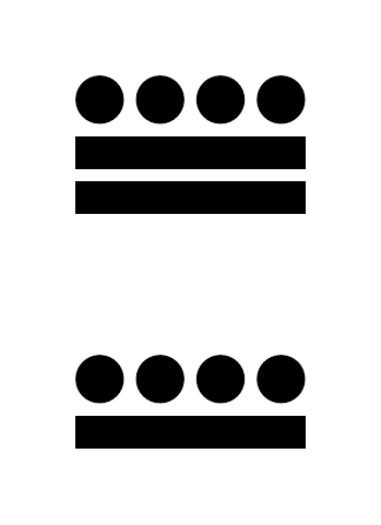 Número 289 en números mayas