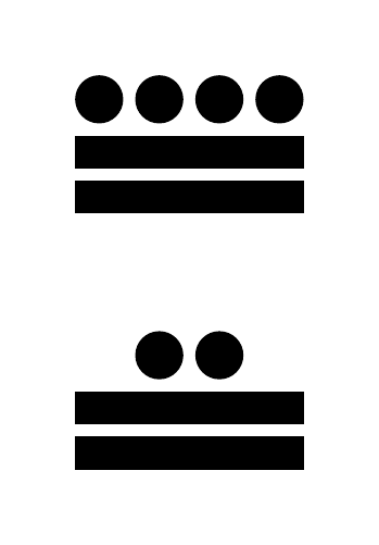 Número 292 en números mayas