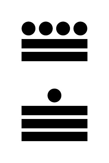 Número 296 en números mayas