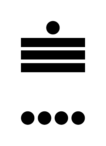 Número 324 en números mayas