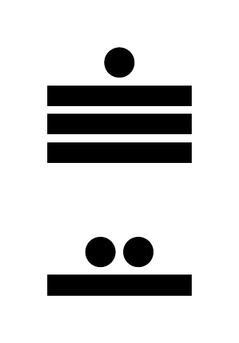 Número 327 en números mayas