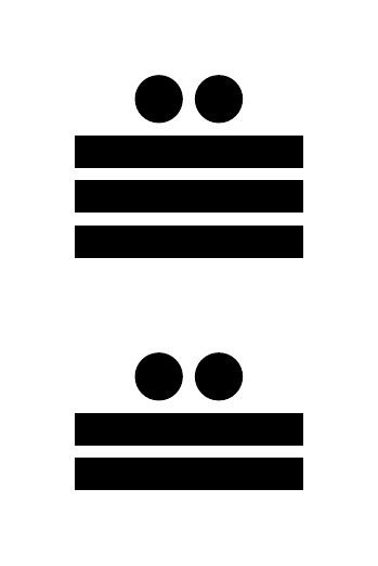 Número 352 en números mayas
