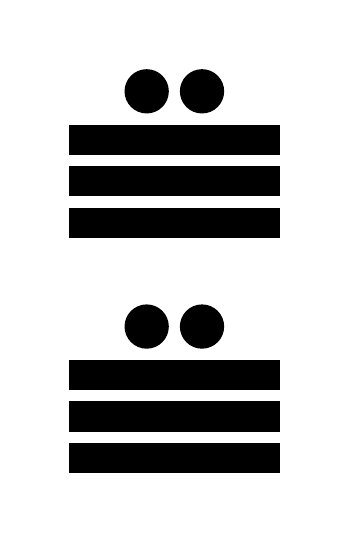 Número 357 en números mayas