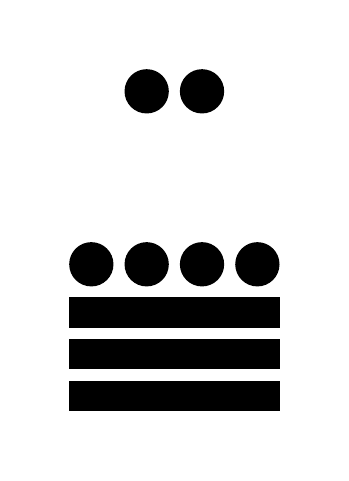 Número 59 en números mayas