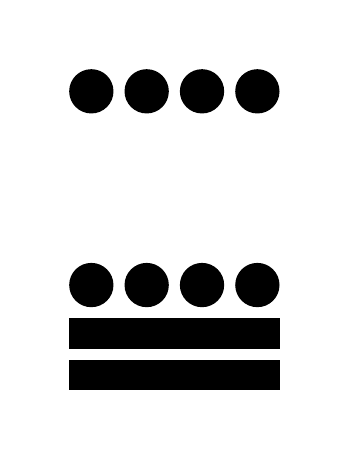 Número 94 en números mayas