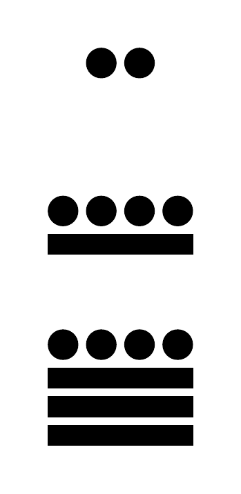 Número 999 en números mayas